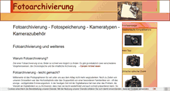 Desktop Screenshot of fotoarchivierung.com